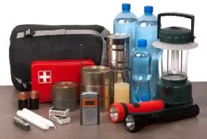 home safety essentials include a stocked disaster kit