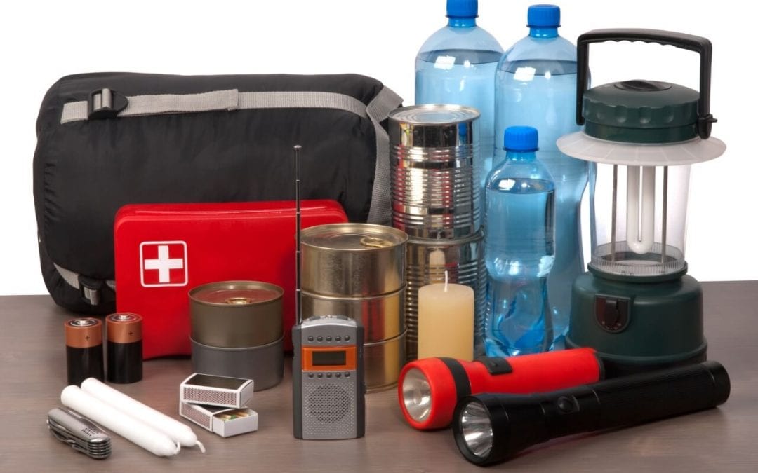 home safety essentials include a stocked disaster kit