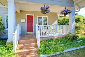 boost curb appeal by updating the front door